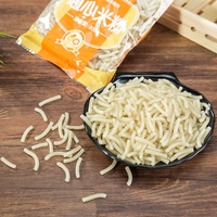 Usine chinoise en gros 3.5mm Spaghetti pâtes riz Macaroni bon prix nouilles séchées et cuites dans un emballage de sac