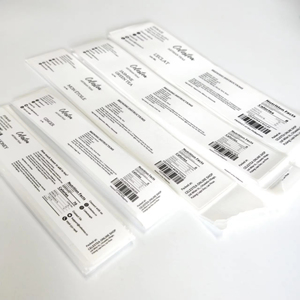 Étiquettes d'emballage personnalisées avec <span class=keywords><strong>code</strong></span> d'impression couleur noire, autocollants en vinyle imperméables pour shampooing avec <span class=keywords><strong>code</strong></span> QR - Product Image 2