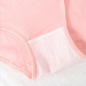 مخزون متوسط الارتفاع للبنات صافي تنفس صغير متوسط كبير ملابس داخلية للأطفال بلون سادة للطلاب الرضع - Product Image 4