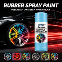 Peinture en aérosol caoutchouc 400ml, peinture liquide acrylique en spray, peinture caoutchouc pour changement de couleur de pneus, peinture automobile caoutchouc