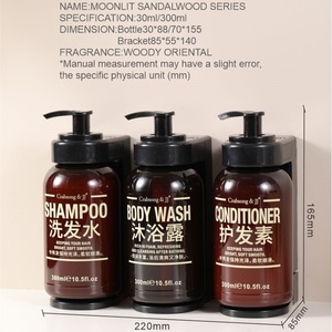 Crabsong & JJ Luxury, Set de Artículos de Aseo para Hotel con Fragancia a Madera de 30 ml, Champú y Acondicionador Suaves y Refrescantes - Product Image 3
