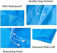 Imperméable écologique non jetable, poncho de pluie tendance renforcé pour adulte, vêtement de pluie imperméable pour l'extérieur, 50 pièces