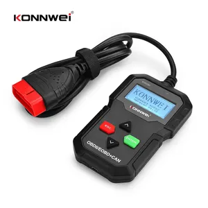 KONNWEI KW590便携式车载诊断2 eobd车载诊断工具扫描仪，适用于12v汽油柴油车