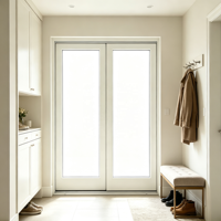 Fenêtre coulissante en PVC verrouillable antivol pour chambre familiale, sécurité enfant, avec rail anti-pincement