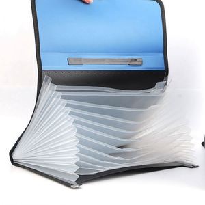 Porte-documents accordéon extensible 12 poches personnalisé de haute qualité et économique, organiseur portable pour factures et reçus mensuels - Product Image 4