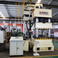 Mesin Press Hidrolik Empat Kolom Tiga Balok Y32-800T dengan Sistem Servo dan Kontrol PLC untuk Hot Stamping dan Forging