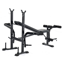 Banc de musculation personnalisé, pliable, durable, en acier/métal, banc de musculation pour l'entraînement en force en intérieur avec logo personnalisé