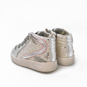 Scarpe casual da ragazza di alta qualità moda scarpe sportive per bambini personalizzate scarpe da ginnastica firmate con stelle in pelle <span class=keywords><strong>alte</strong></span> per bambini marche famose - Product Image 6