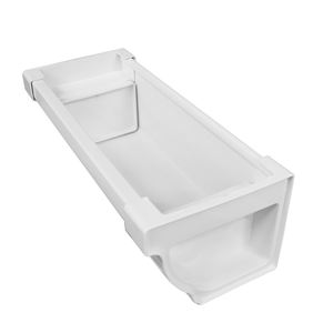 Capuchon d'extrémité d'arrêt de gouttière en <span class=keywords><strong>Pvc</strong></span> de qualité supérieure 5.2 pouces raccord de tuyau système de toit raccord de gouttière en plastique - Product Image 2