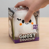 The Most Popular TPR Cute Halloween Ghost Soft Toy Stress Relief Toy with Slow Rebound Feature Suitable for Children and Adults