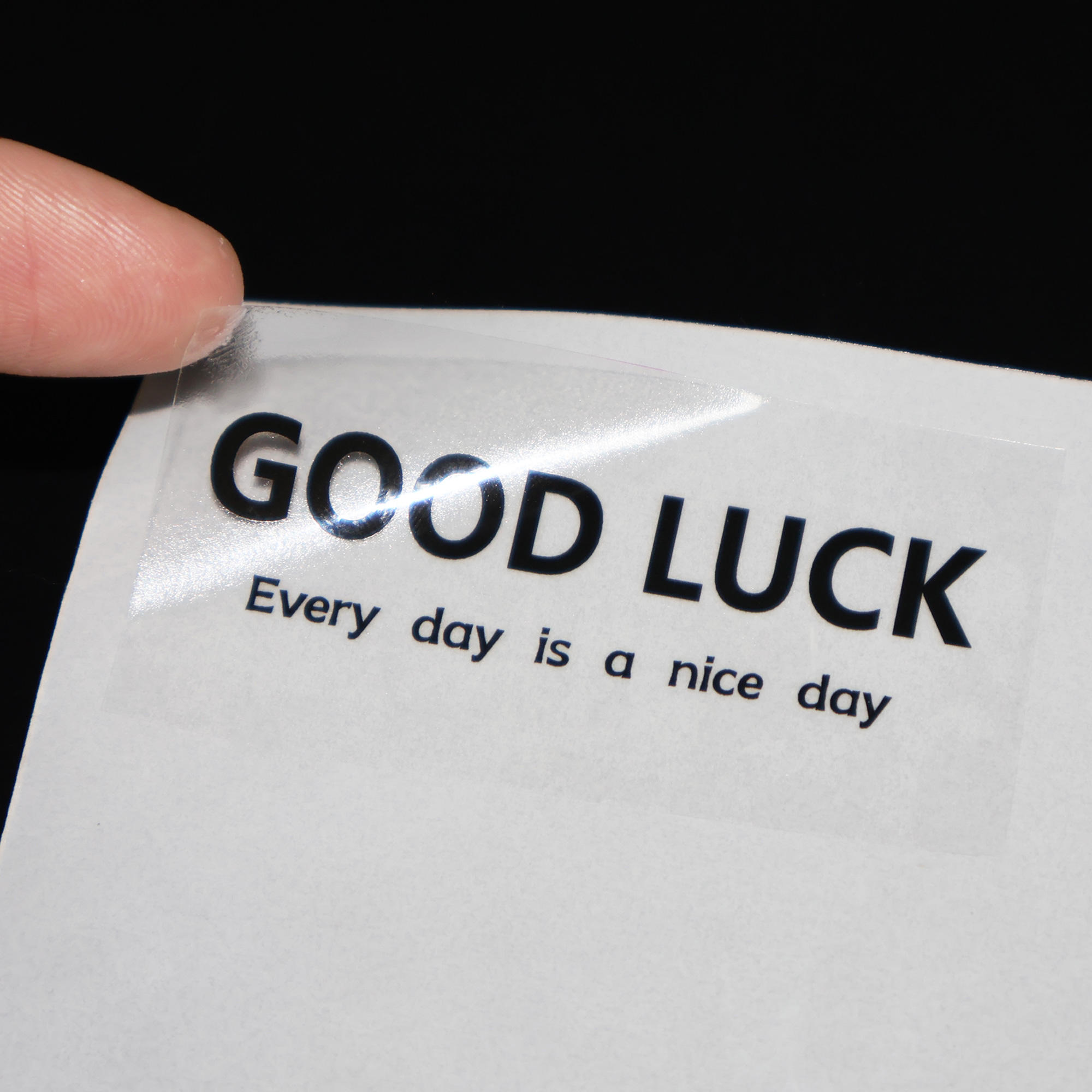 Autocollant personnalisé en PVC/BOPP/PE/TPE