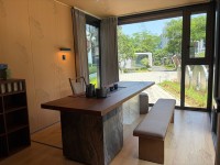 Mini-maison préfabriquée Zcamp E7 Standard pratique avec double vitrage équilibré et isolation, petite maison à prix abordable pour une séjour panoramique