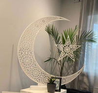 Arbre étoile lune en bois Eid Mubarak fête de Thanksgiving fête de noël mariage salon intérieur extérieur Ramadan décor SD107