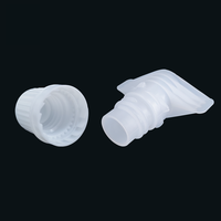 Bouchon à vis en plastique PE de 9,6 mm avec bec verseur, anti-fuite et inviolable, pour sachets de sauce tomate, salades et contenants de nourriture liquide