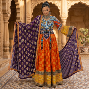 Vestido Afgano Kuchi de Lujo para Boda, Estilo Oversize, Ecológico, de Cachemira, con Bordado Pashtun Hecho a Mano - Product Image 6