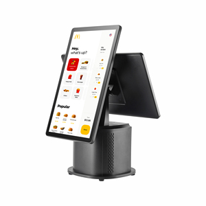 <span class=keywords><strong>Terminal</strong></span> <span class=keywords><strong>de</strong></span> <span class=keywords><strong>paiement</strong></span> WiFi Android POS à double écran <span class=keywords><strong>de</strong></span> 15,6 pouces pour restaurant, tablette POS, <span class=keywords><strong>terminal</strong></span> <span class=keywords><strong>de</strong></span> commande - Product Image 1