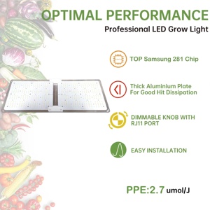 Aluminio IP65 LED Grow Light Full Cycle Spectrum 400W Samsung con Far Red 660nm IR UV PCB Board para plantas de interior Grow Light - Product Image 4