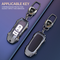 Coque de clé de voiture intelligente en alliage de zinc de haute qualité pour Mazda 3 Axela Mazda 6 Atenza CX-4 CX-5 CX-7 Accessoires de clé de voiture