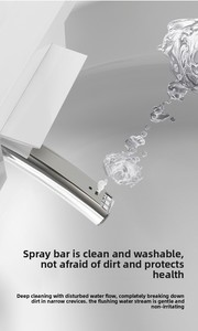 Inodoro inteligente integrado con movimiento <span class=keywords><strong>de</strong></span> la boquilla para limpieza y función <span class=keywords><strong>de</strong></span> aire caliente ajustable - Product Image 4