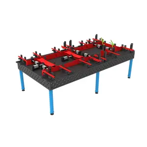 The 3D welding table is made of cast iron material and is used for durable welding and assembly of different welding components