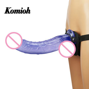 Godemiché pour femme avec <span class=keywords><strong>ceinture</strong></span> de 12 pouces, pénis super long, masculin, énorme jouet réaliste, 8 couleurs, 2018, vente en gros - Product Image 6