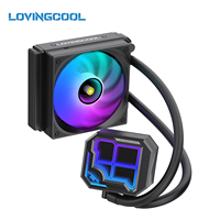 Système de refroidissement par eau LOVINGCOOL, support direct usine, conception OEM personnalisée, radiateur de refroidissement liquide haute performance pour PC, logo personnalisé