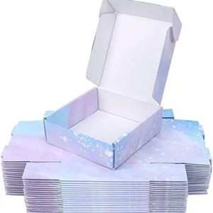 Cajas de Cartón Corrugado Impresas con Logotipo Personalizado al por Mayor, con Relieve, Materiales Reciclados Ecológicos para Empaque de Calcetines de Piel - Product Image 2