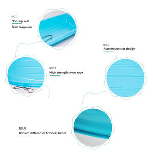 Traîneau de <span class=keywords><strong>luge</strong></span> de sport pour enfants-Traîneau de neige de descente d'hiver en <span class=keywords><strong>plastique</strong></span> pour adultes-Traîneau 1 personne avec corde + poignées - Product Image 4