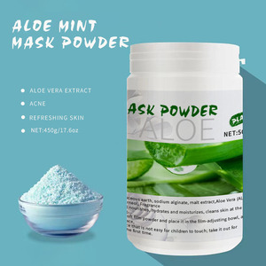 Etiqueta privada <span class=keywords><strong>Aloe</strong></span> <span class=keywords><strong>Vera</strong></span> calmante <span class=keywords><strong>Productos</strong></span> para el cuidado de la piel facial Colágeno Hidratante Reparación revitalizante Mascarilla facial en polvo - Product Image 1