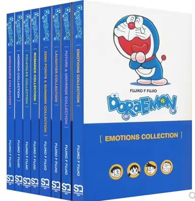 Famoso cartone animato 8 libri Set Manga Book Doraemon Picture Book for kids