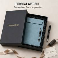 Porte-documents magnétique en cuir PU A4 avec porte-stylo, logo personnalisé, gaufré, pour cadeau d'entreprise, promotionnel