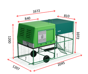 Plastik Tavuk Kümesi - Dayanıklı, Çevre Dostu, Her Mevsim İçin Lüks Tasarım - Product Image 3