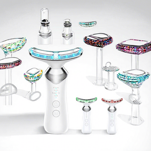 Hochwertiger Bestseller Handgehaltener USB-Aufladbarer Straffender Gesichts- und Hals-Lifting-Massager mit Vibrations- und Wärmetechnologie Tragbar - Product Image 4