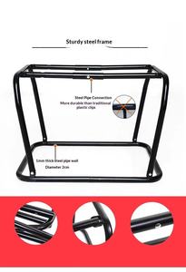 <span class=keywords><strong>Sac</strong></span> de transport pliable pour chien et <span class=keywords><strong>chat</strong></span>, grande capacité, rectangulaire, TDA1966, pour utilisation en course - Product Image 6