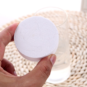 Bán buôn tinh khiết bông không gây dị ứng nén Khăn du lịch xách tay khách sạn màu trắng rắn nhà sử dụng khăn tắm - Product Image 5