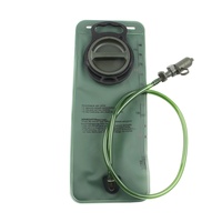 Poche à eau en plastique de qualité alimentaire pour le cyclisme, voyage en plein air, sport, souple, pliable, vert militaire, pour bouteille d'eau