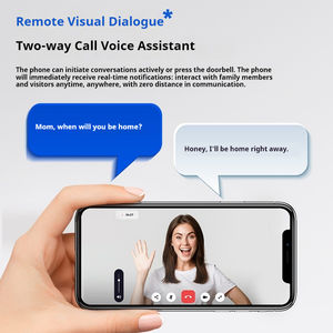 Serrure intelligente Serrure intelligente noire Wififingerprint Porte 2025 Wifi Tuya Serrure de porte intelligente avec caméra et empreinte digitale <span class=keywords><strong>pour</strong></span> les hôtels - Product Image 4