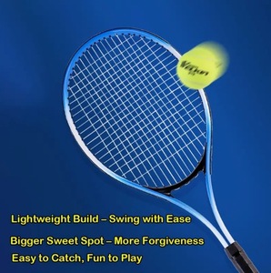 Factory Outlet Raqueta <span class=keywords><strong>DE</strong></span> <span class=keywords><strong>TENIS</strong></span> larga Mini antivibrador Raquetas negras Venta caliente Raquetas <span class=keywords><strong>de</strong></span> <span class=keywords><strong>tenis</strong></span> - Product Image 3