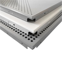 Panel Acústico de Aluminio para Techo Falso de 600x600 con Clip de Fijación de Fábrica