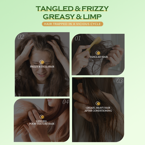 Acondicionador Capilar Usman Grass 550ml, Anti-Frizz, Anti-Rotura, Suavizante, Leche Capilar OEM - Product Image 3