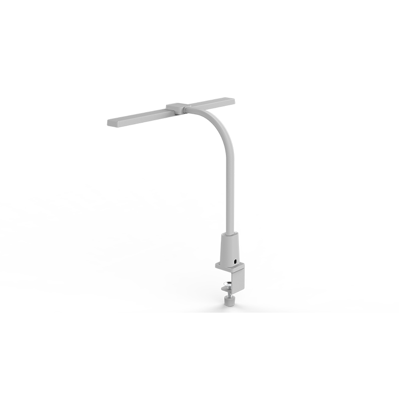 High CRI 95 LED Desk Lamp with Clamp Professional Task Light for Work Bench 3 Modes Slide Dimmable Flexible Gooseneck Lamp