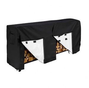 Funda Protectora para Leñero, Impermeable, para Exteriores, Patio, Jardín, Color Negro, Muestra Gratis - Product Image 1