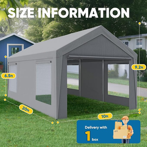 Structure de renfort en acier galvanisé pour tente de voiture, auvent marin, garage extérieur, mur déroulable, fenêtre de ventilation latérale - Product Image 2