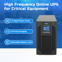 Alimentation sans interruption (ASI) en ligne haute fréquence 10 kVA/10 kW PET1110 220 V CA PF1.0, temps de transfert 0 ms, pour PC domestique