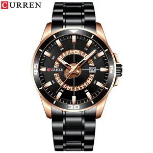 CURREN Brand 8359 Quartz Wrist Watch with Date Clock Stainless Steel Men's Watch Fashion Design Male Reloj Hombre Watch Men