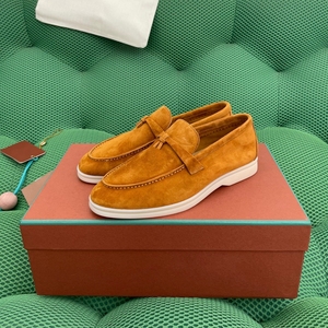 Zapatos de Diseño Neutral - <span class=keywords><strong>Mocasines</strong></span> Hechos de Cuero Genuino y Gamuza - Zapatos de Cuero Genuino de Alta Calidad - Product Image 6