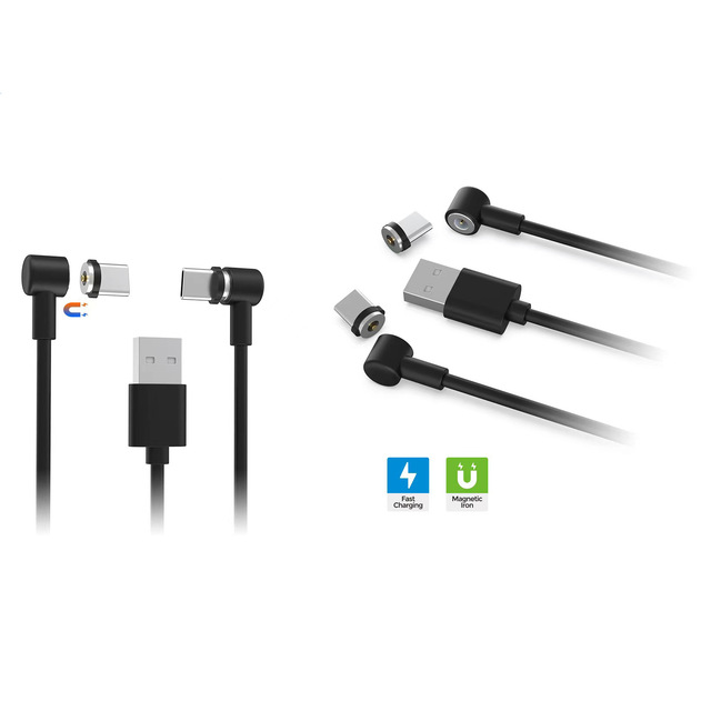 TP5-2520 2 in 1 Magnetic Type C Cable for Nintendo Switch Charging Cable for PS5 /PS VR2