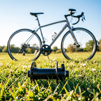 Moyeu de frein à disque avant VTT Worldcycle JX-802F en alliage d'aluminium, 24/28/32/36 trous pour rayons, 12G/13G/14G, PCD 58mm, axe en alliage 7075 100mm