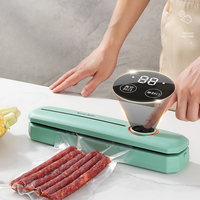 Mini machine automatique électrique de scellage sous vide pour aliments scellage et emballage de sacs en plastique pour le ménage et le camping-car pour les aliments et les ingrédients