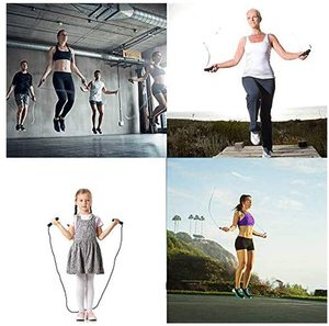Corde à sauter réglable pour entraînement cardio, corde à sauter de vitesse, corde à sauter de fitness pour hommes, femmes et enfants - Product Image 6
